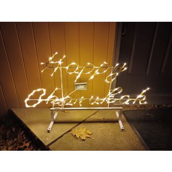 Outdoor Happy Chanukah Signs